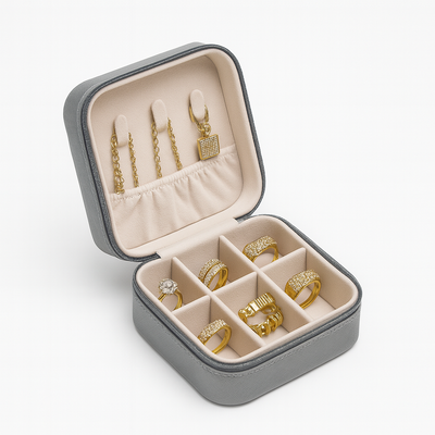 Shine Vault – Compact Jewelry & Grill Storage Case